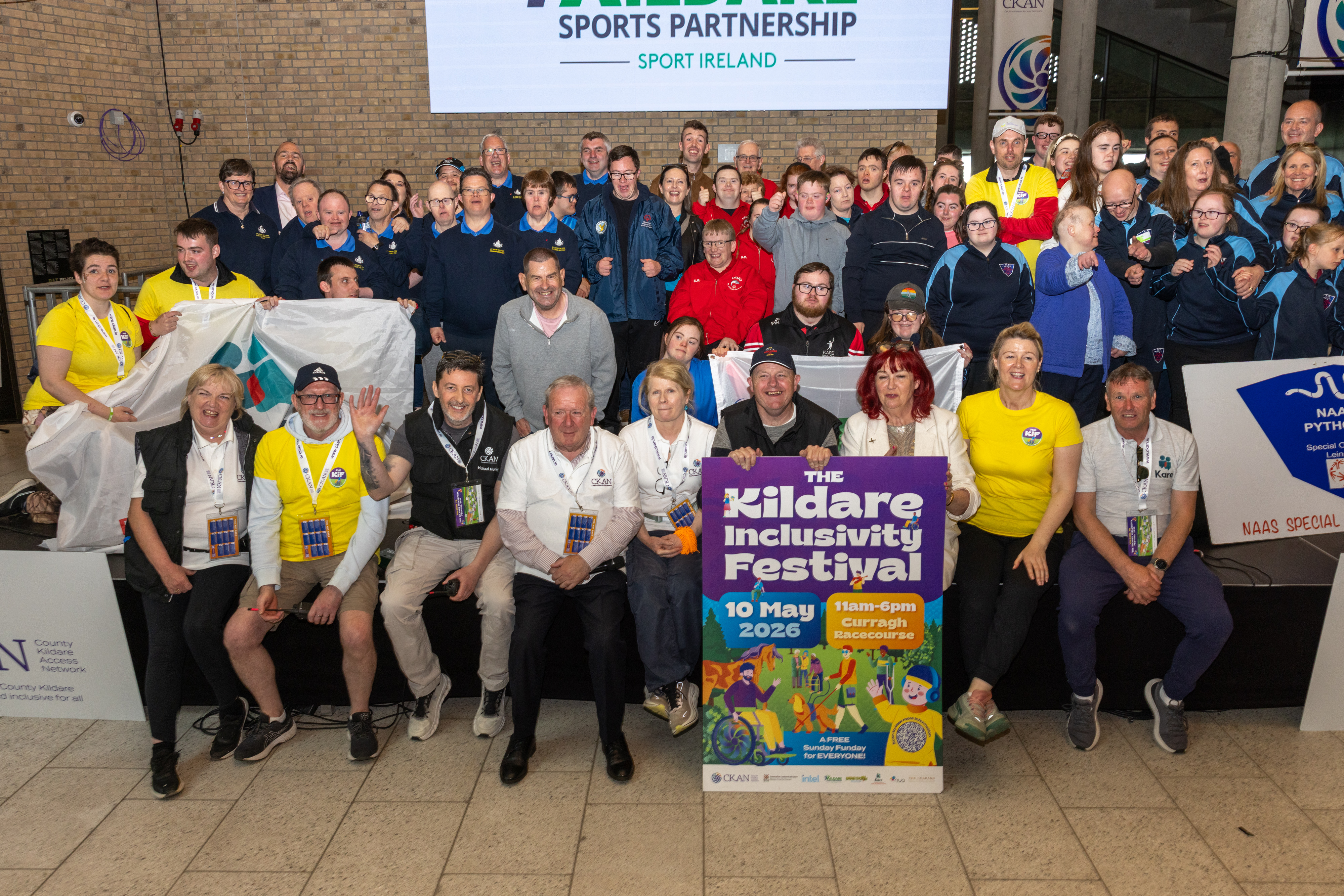 Kildare Inclusivity Festival 2026 group photo. 